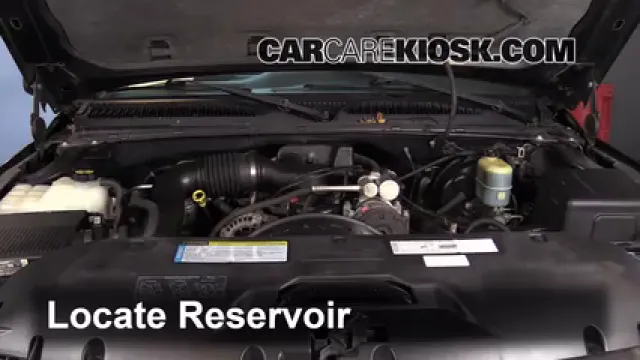 2000 Chevrolet Silverado 1500 4.3L V6 Standard Cab Pickup (2 Door) Liquide essuie-glace Ajouter du liquide